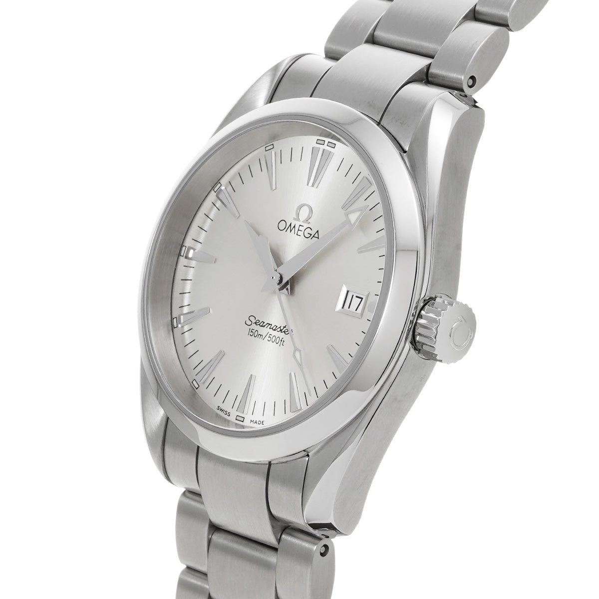 Seamaster Aqua Terra Quartz 2518.30 Silver OMEGA Men's [Pre-Owned].