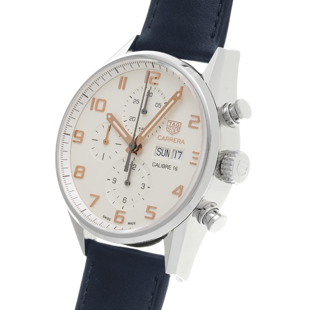 CARRERA Calibre 16 Chronograph Day Date CV2A1AC.BA0738 Opaline TAG HEUER Men's [Pre-Owned].