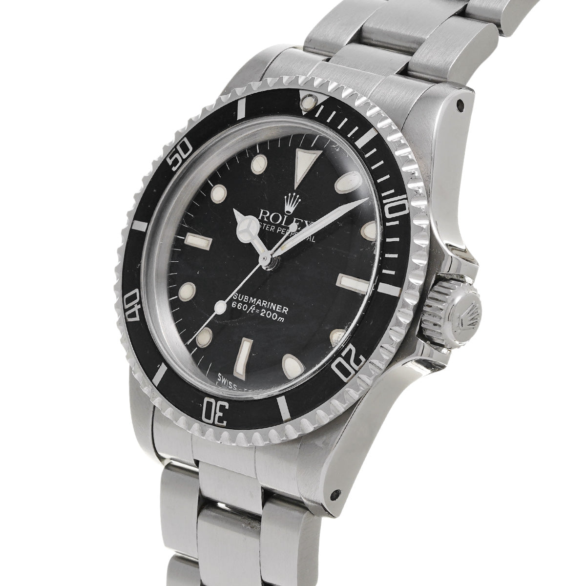 Submariner 5513 No. 97 (manufactured circa 1986) Black ROLEX Men's [Pre-Owned].