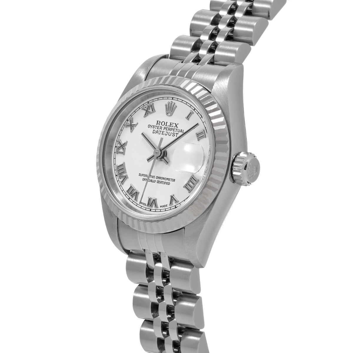 DATE JUST 79174 White ROLEX Ladies [Pre-Owned].