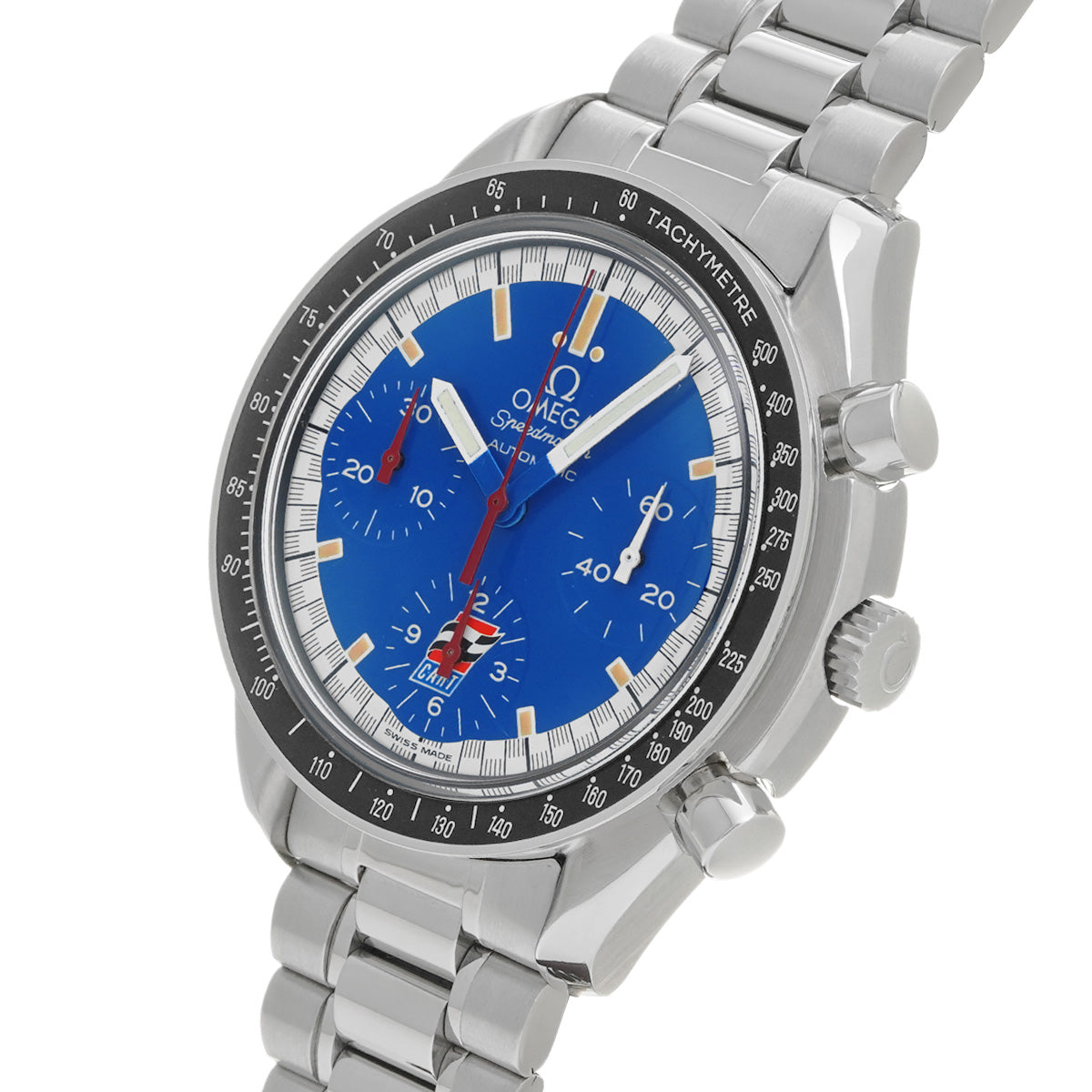 Speedmaster Racing Michael Schumacher 3510.80 Blue OMEGA Men's [Pre-Owned].