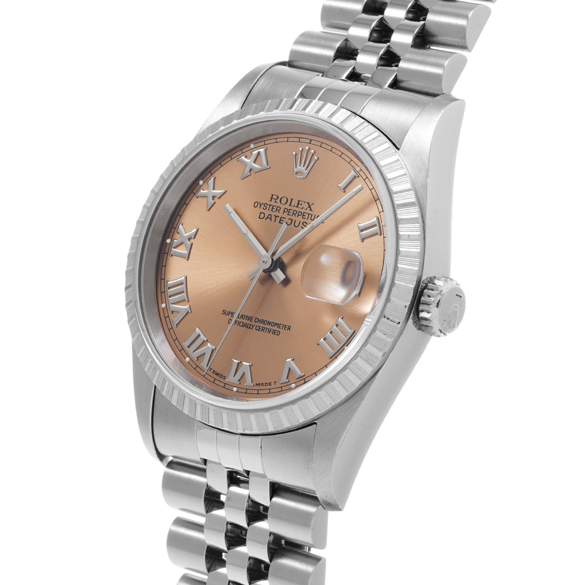 DATE JUST 16220 S (manufactured circa 1993) Pink ROLEX Men's [Pre-Owned].