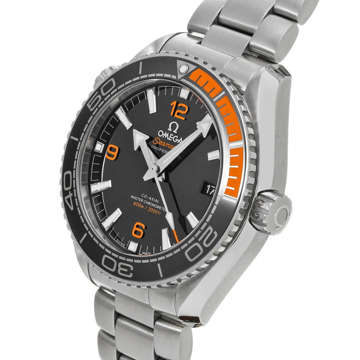 Seamaster Planet Ocean 600 Co-Axial Master Chronometer 215.30.44.21.01.002 Black OMEGA Men's [pre-owned]