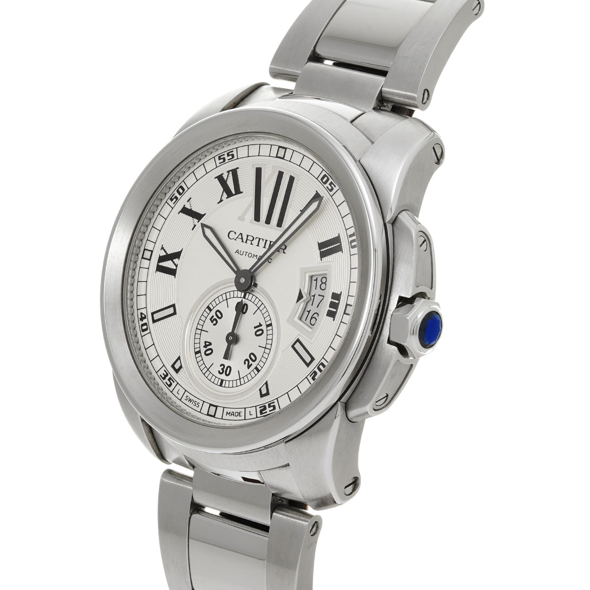 Calibre de Cartier W7100015 Silver CARTIER Men's [Pre-owned].