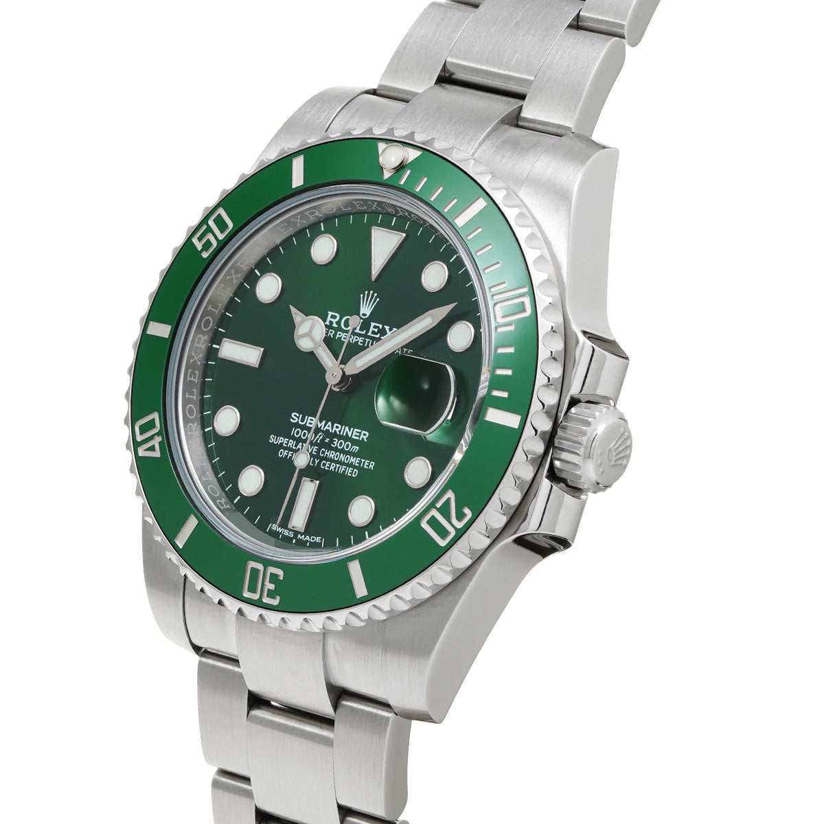 Submariner Date 116610LV Random Serial Green ROLEX Men's [Pre-Owned].