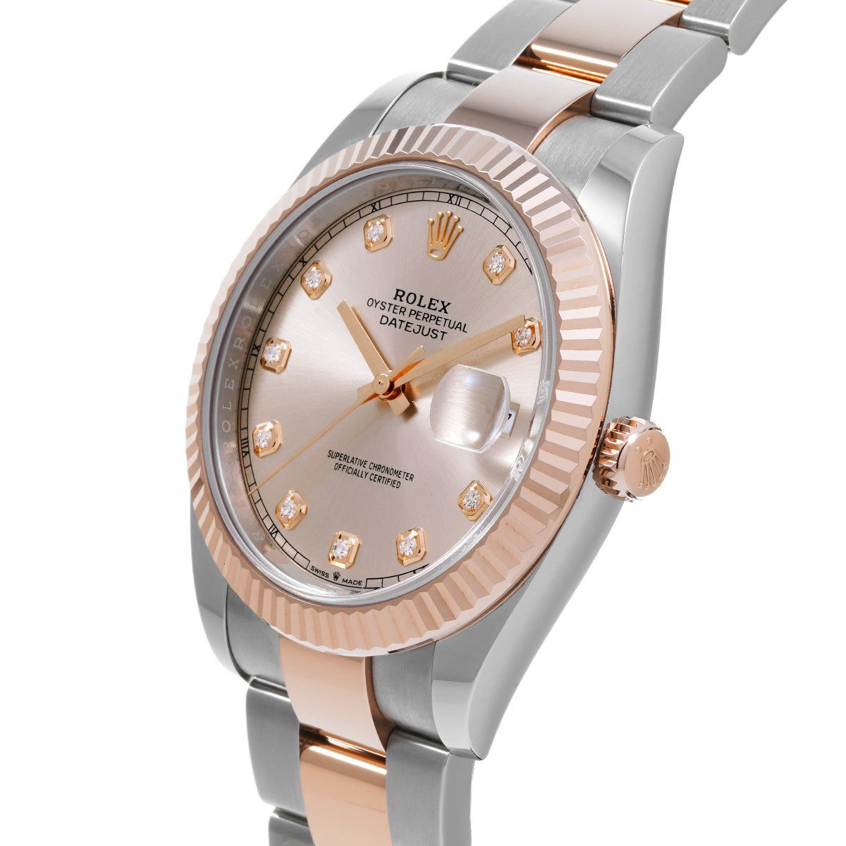 DATE JUST 41 126331G Random Serial Sundust/Diamond ROLEX Men's [Pre-Owned].