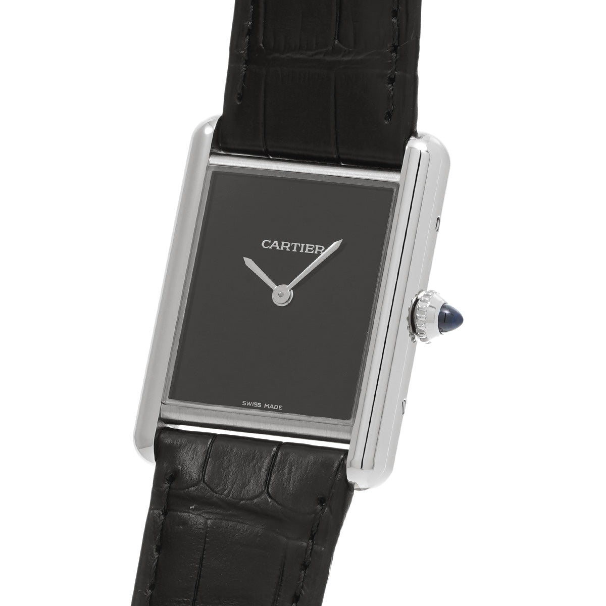 WSTA0072 Tank Must de Cartier LM Black Lacquer CARTIER Men's [Pre-Owned].