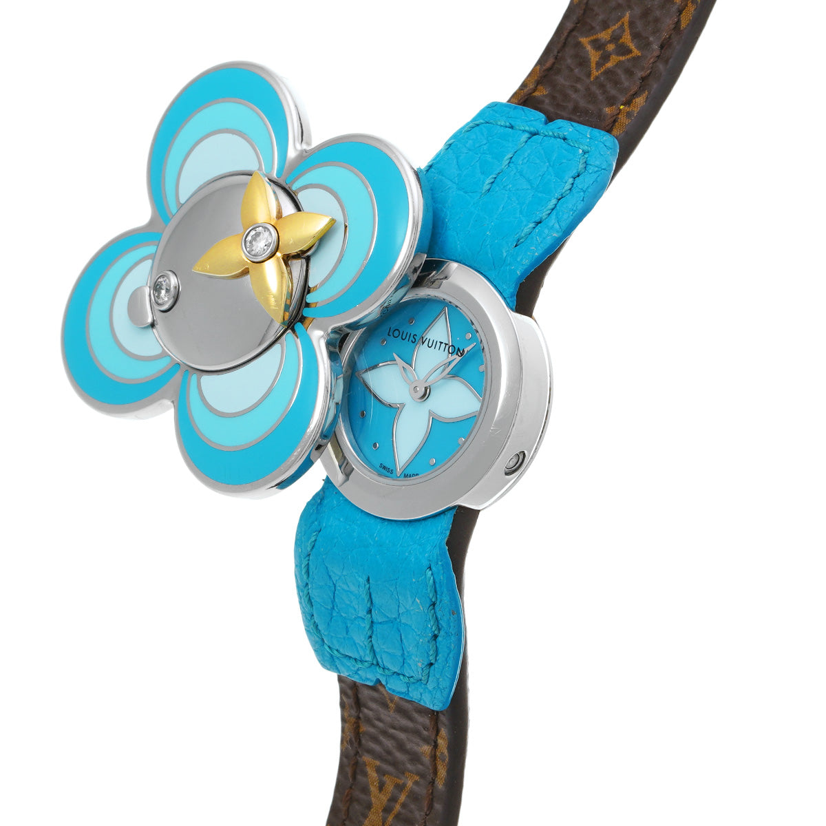 Vivienne Bijoux Secret Q1K0J1 Blue LOUIS VUITTON Ladies [Pre-owned].