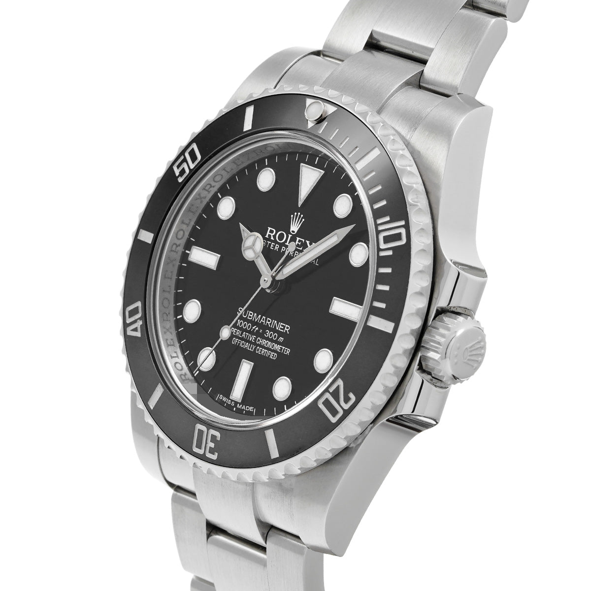 Submariner 114060 Random Serial Black ROLEX Men's [Pre-Owned].