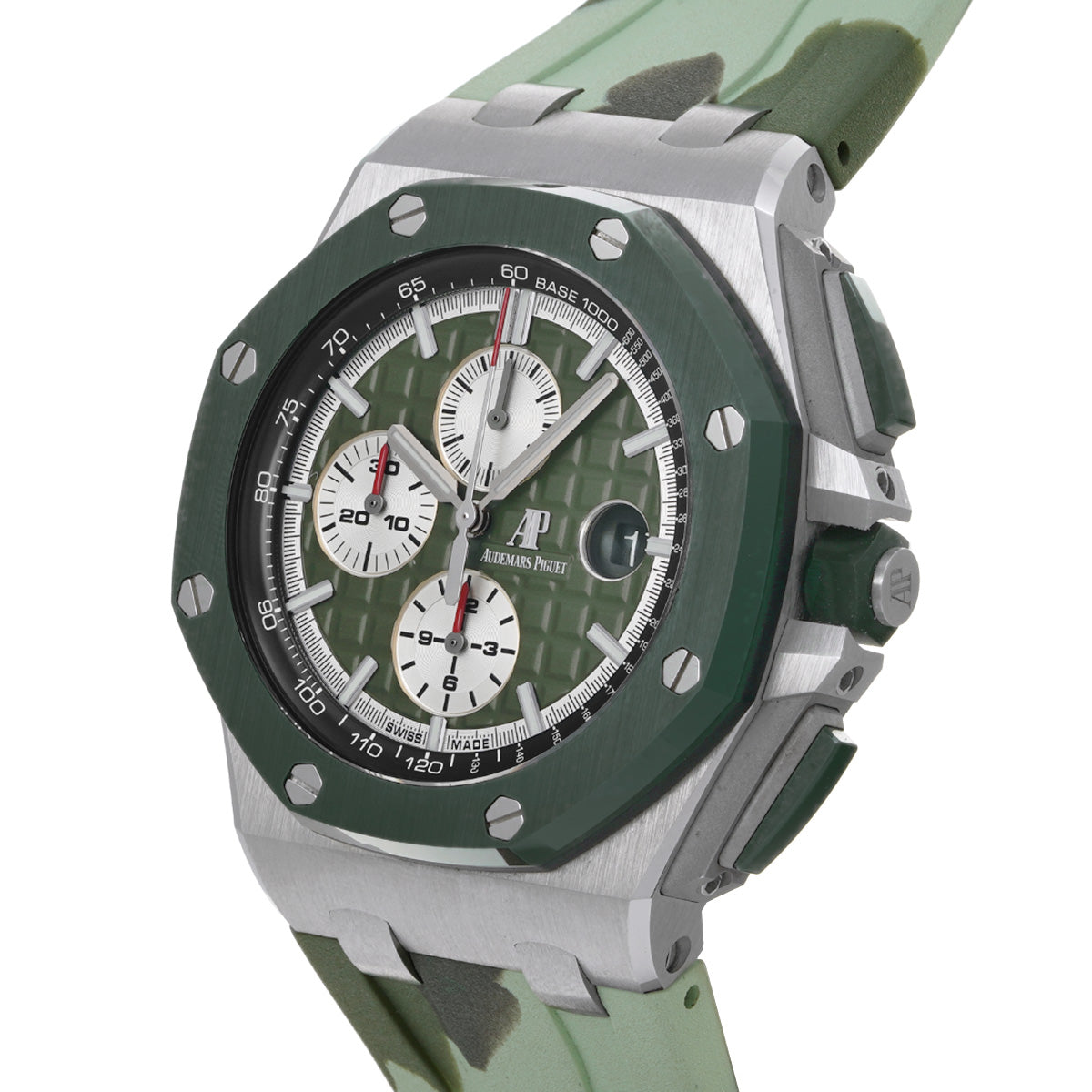 Royal Oak Offshore Chronograph 26400SO.OO.A055CA.01 Green/Rhodium AUDEMARS PIGUET Men's [Pre-owned]