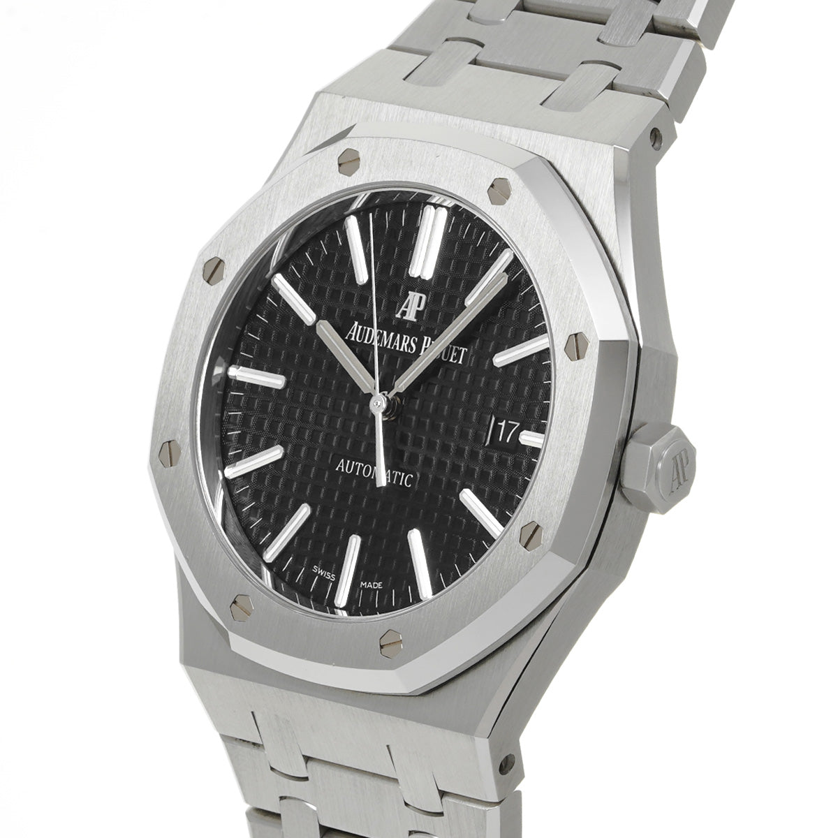 15400ST.OO.1220ST.01 Royal Oak Automatic Black AUDEMARS PIGUET Men's [Pre-Owned].