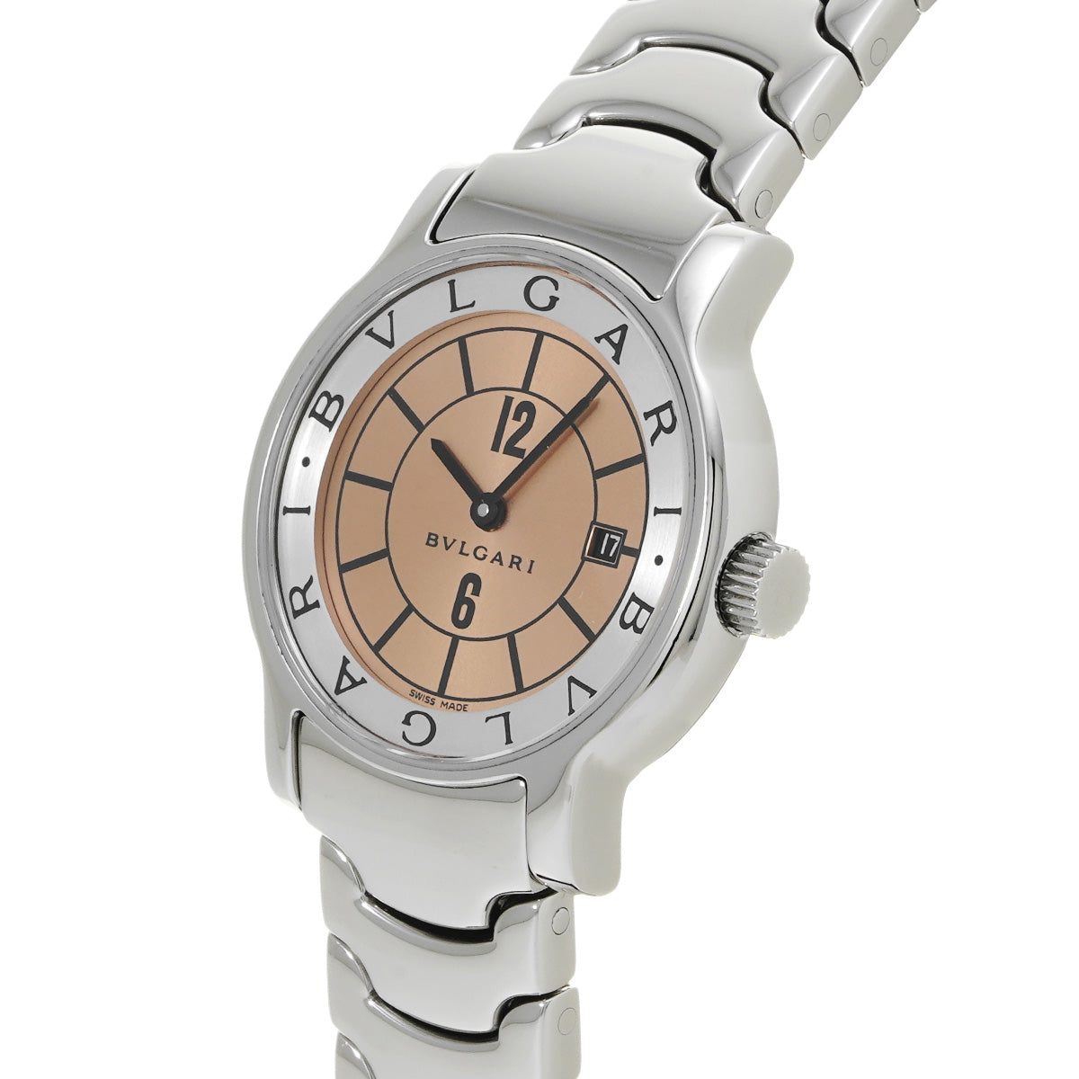 Solo Tempo ST29S Pink BVLGARI Ladies [Pre-owned].