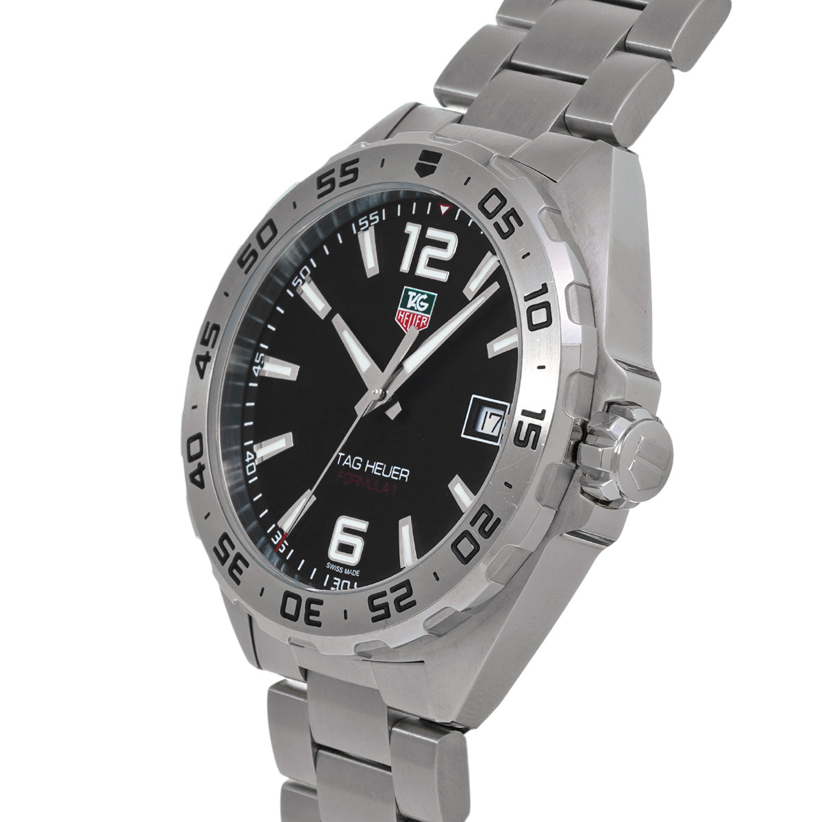 Formula 1 Quartz WAZ1112.BA0875 Black TAG HEUER Men's [Pre-owned].