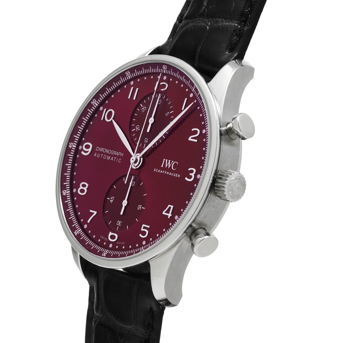 Portuguese Chronograph IW371616 Red IWC Men's [Pre-Owned].