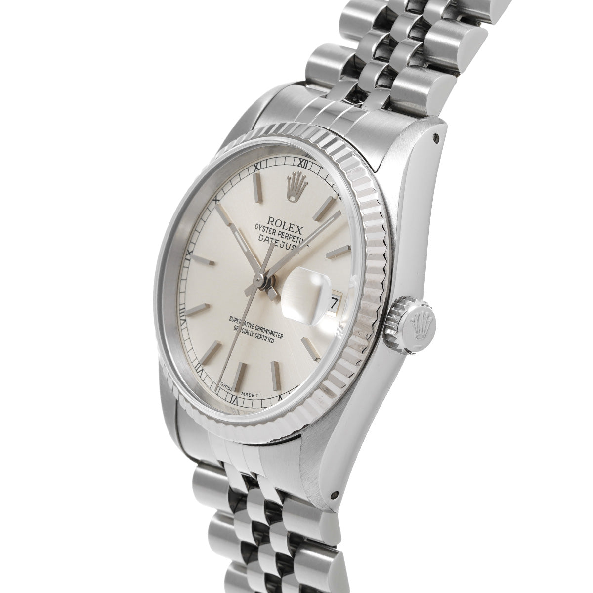 DATE JUST 16234 X (manufactured circa 1993) Silver ROLEX Men's [Pre-Owned].