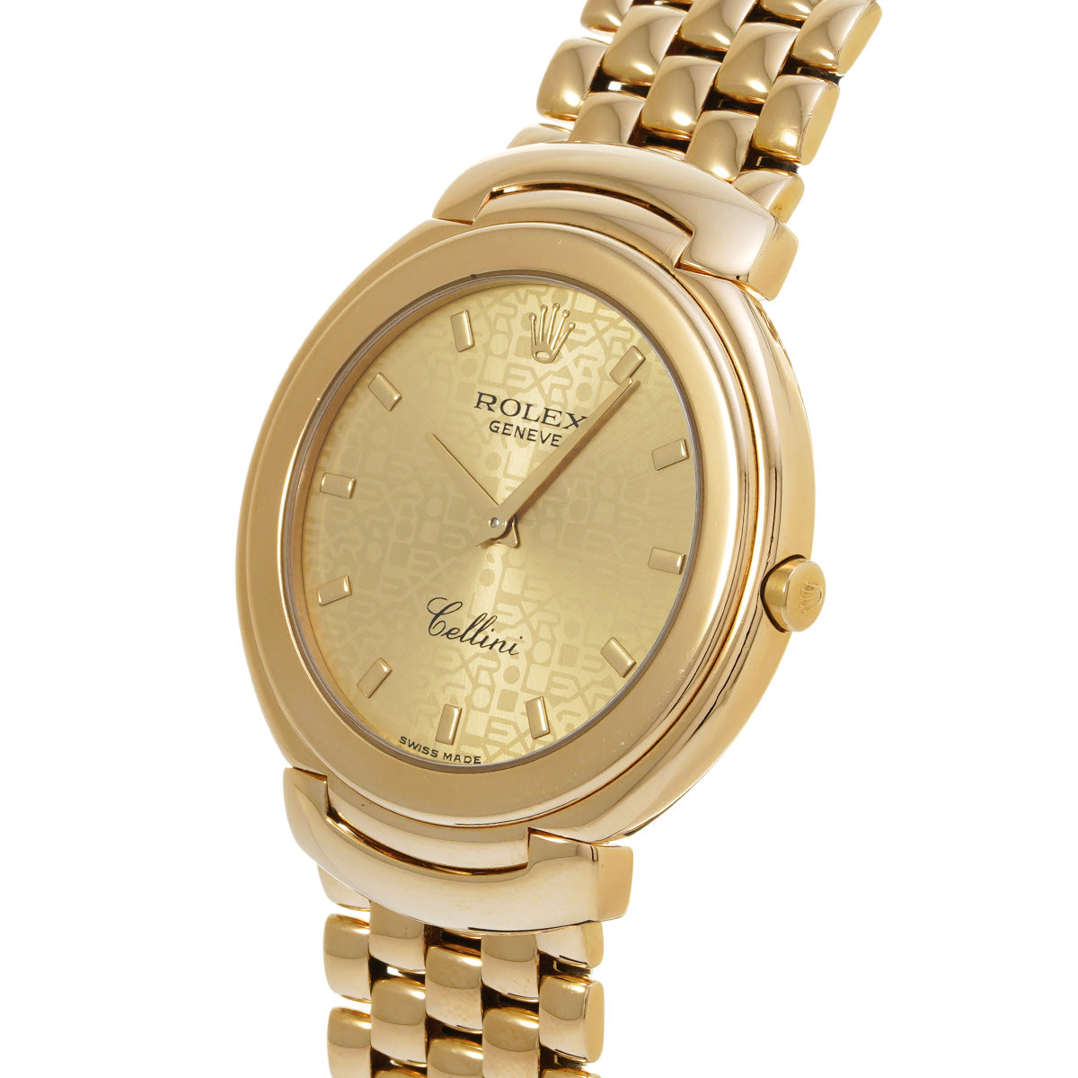 Cellini 6623/8 E (manufactured circa 1990) Champagne Computer ROLEX Men's [used].