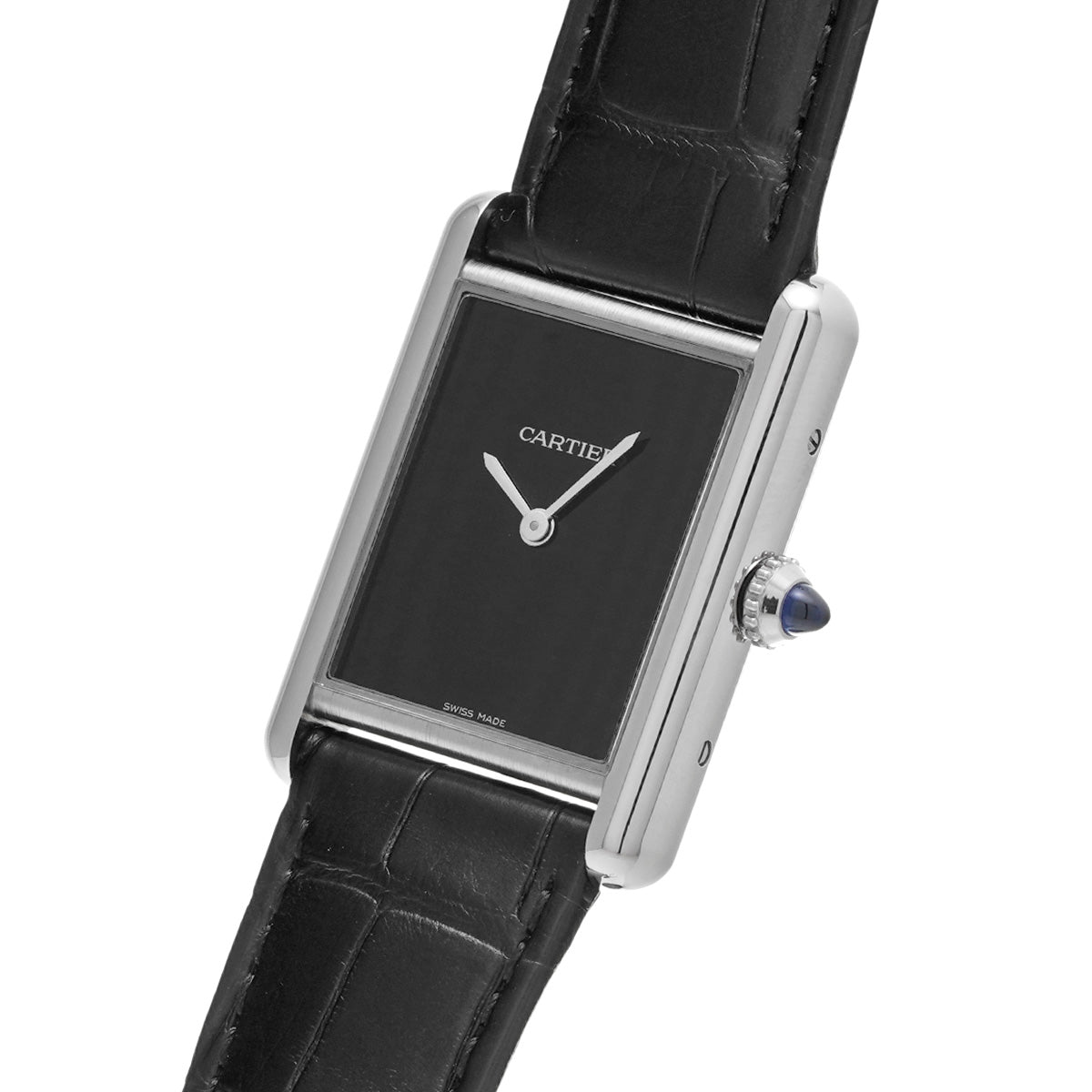 Tank Must de Cartier LM WSTA0072 Black Lacquer CARTIER Men's [Pre-Owned].