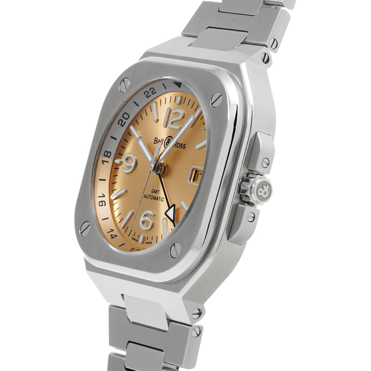 BR 05 GMT AMBER BR05G-CH-ST/SST Amber Bell &amp; Ross Men's [pre-owned]