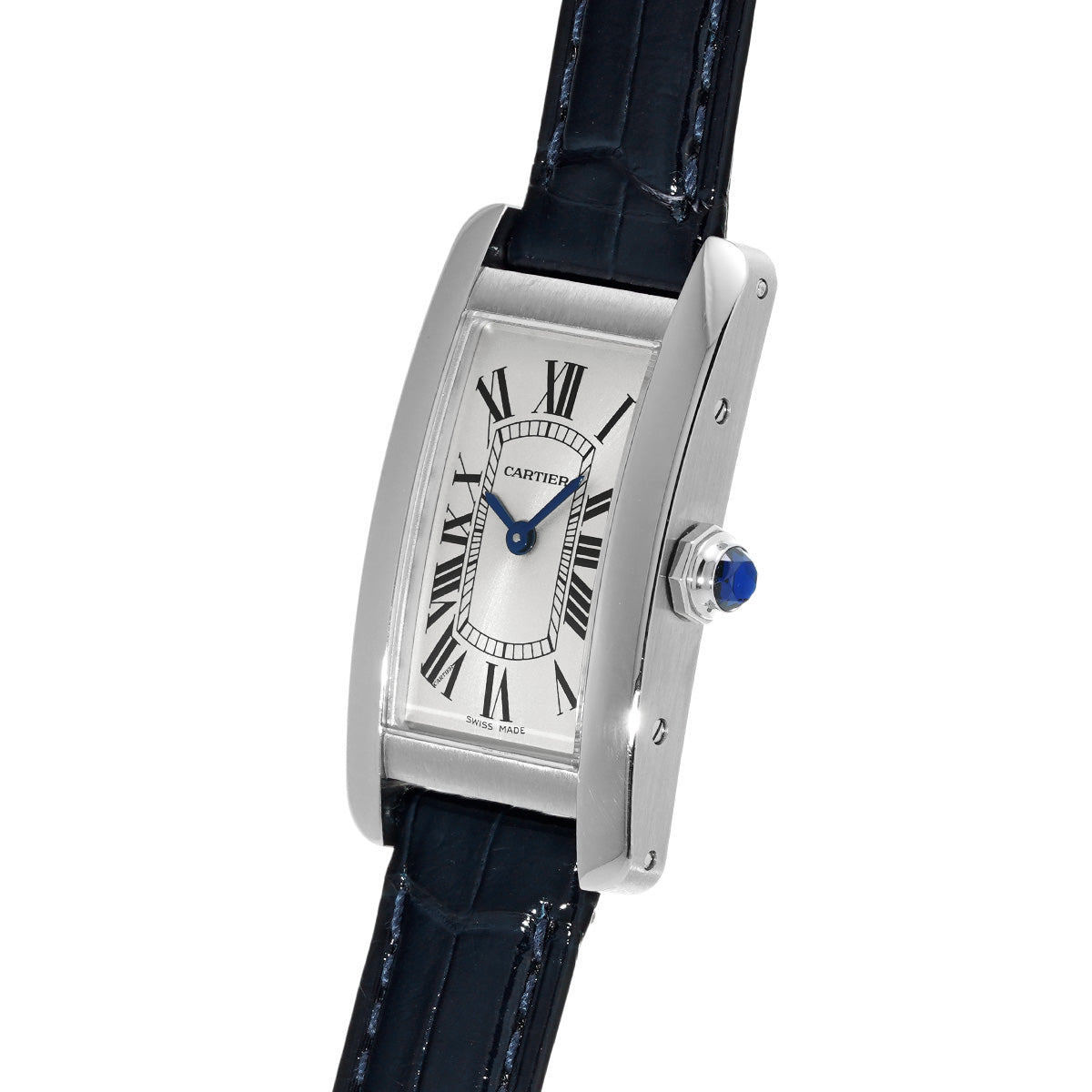Tank American SM WSTA0043 Silver CARTIER Ladies [Pre-owned]