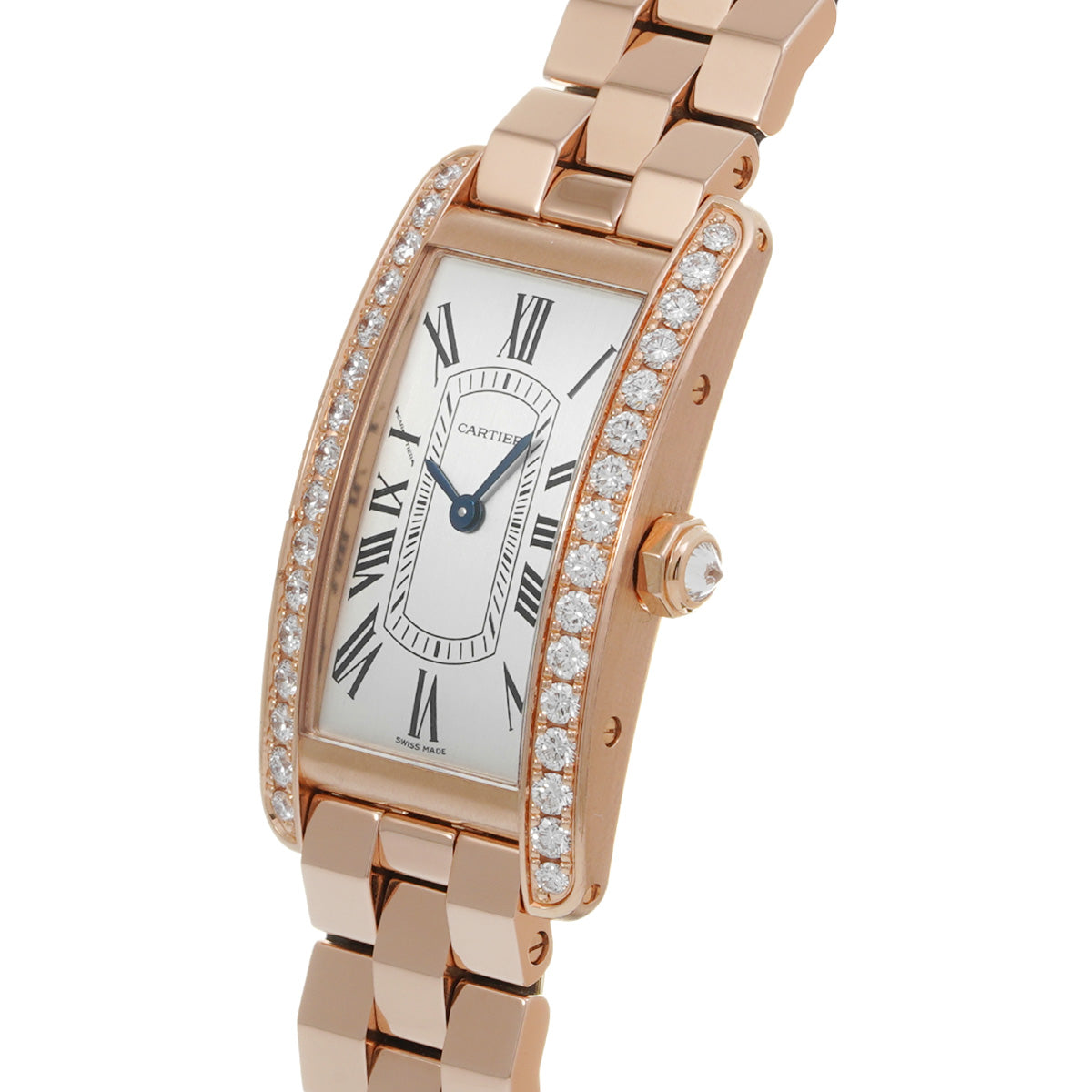 Tank American WJTA0044 Silver CARTIER Ladies [Pre-owned]