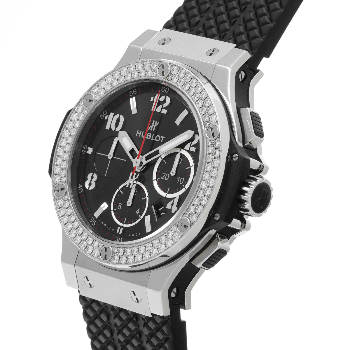 Big Bang Steel Diamond 301.SX.130.RX.114 Black HUBLOT Men's [Pre-owned]