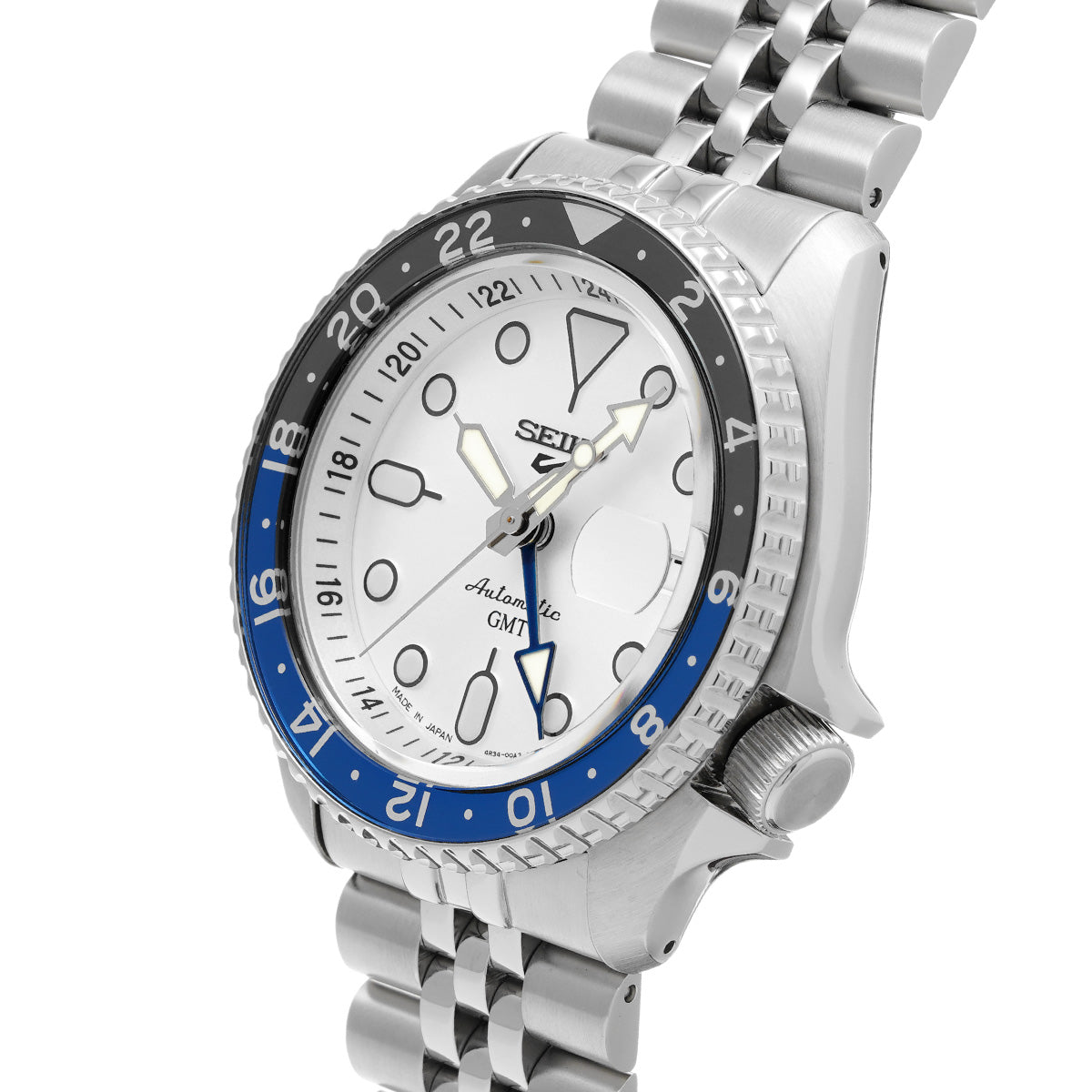 5 Sport SKX Sport Style Mechanical GMT SBSC017 Silver SEIKO Men's [Pre-Owned].