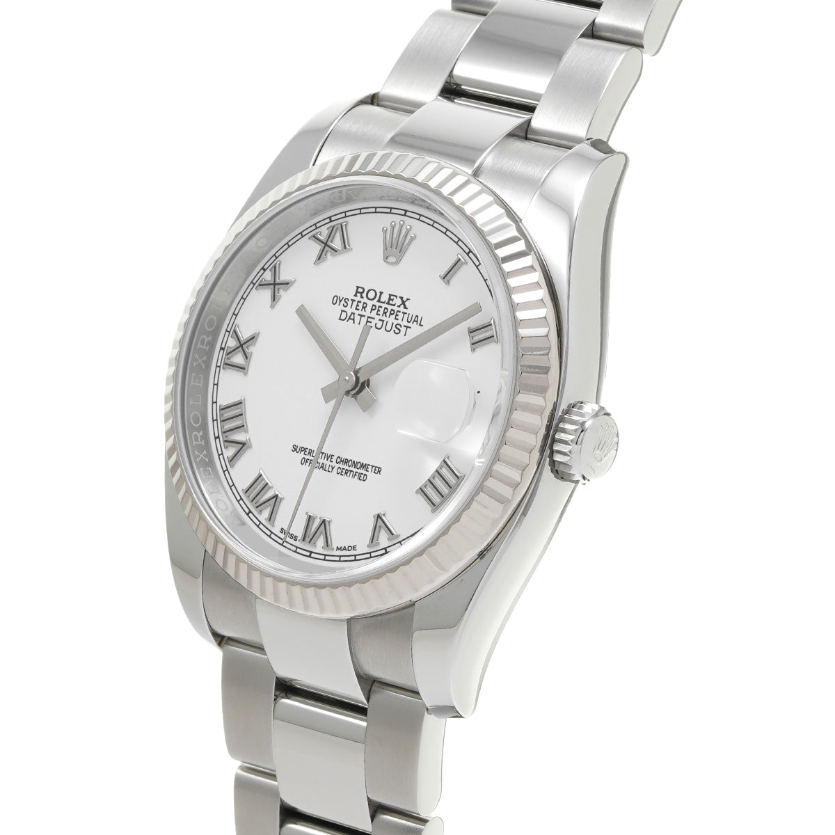 DATE JUST 116234 Random Serial White ROLEX Men's [Pre-owned].