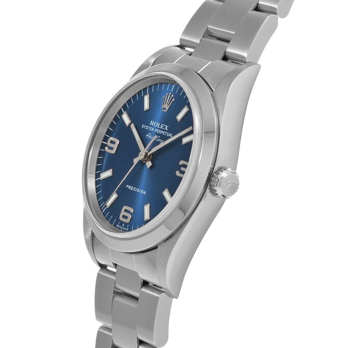 Air-King 14000 U (manufactured circa 1997) Blue ROLEX Men's [Pre-owned].