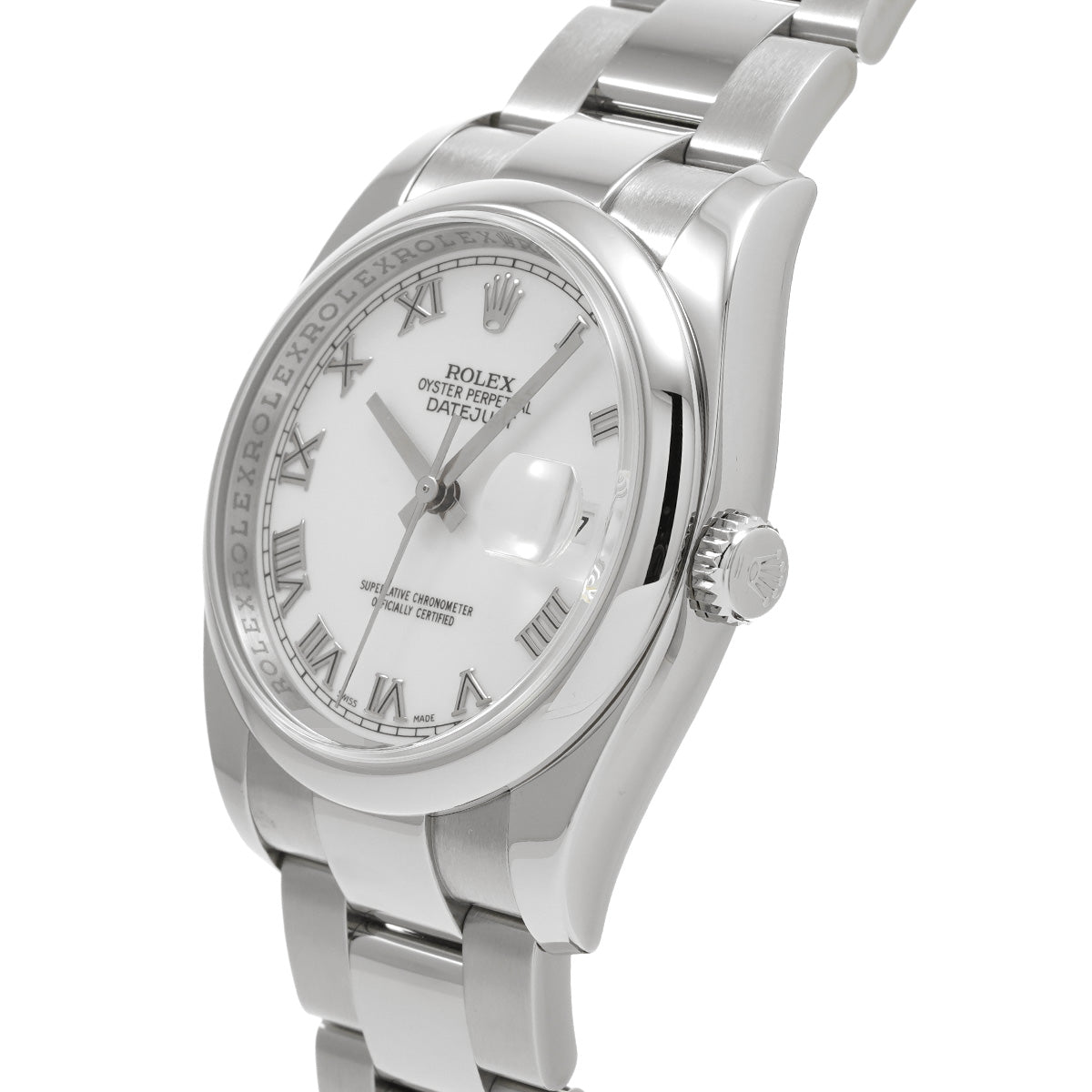 DATE JUST 116200 D (made around 2006) White ROLEX Men's [Pre-Owned].