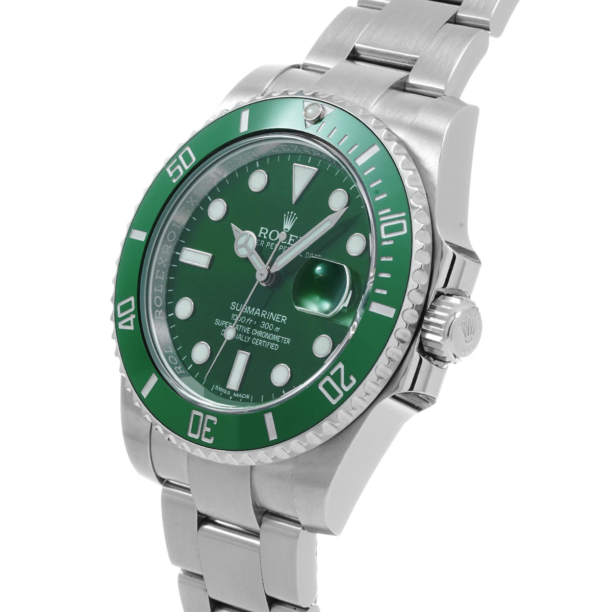Submariner Date 116610LV Random Serial Green ROLEX Men's [Pre-Owned].