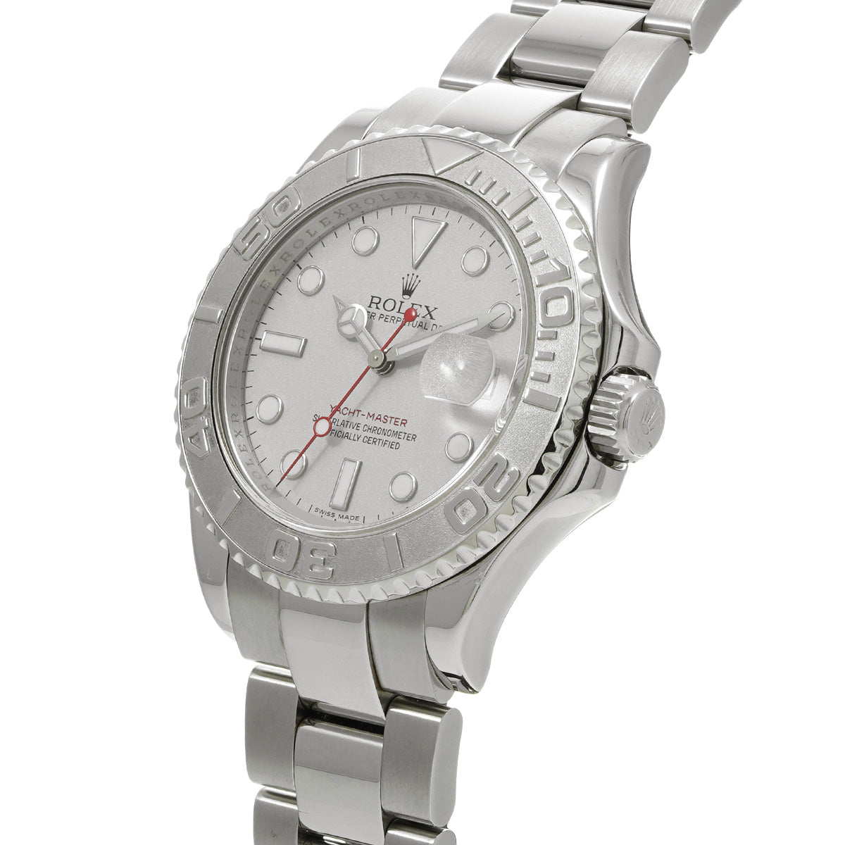 Yacht-Master Rhodium 16622 V (manufactured circa 2008) Gray ROLEX Men's [Pre-Owned].