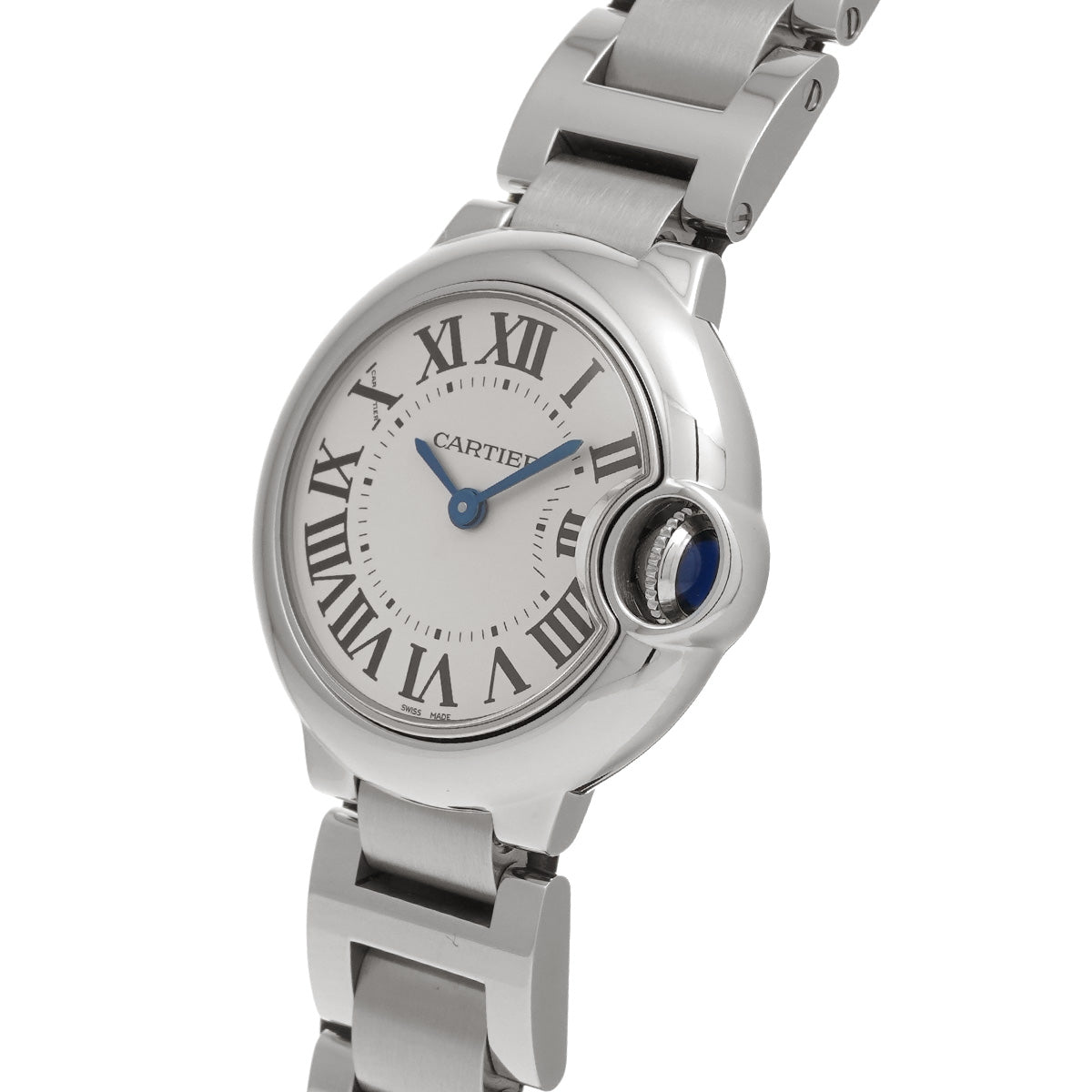 Ballon Bleu de Cartier 28mm W69010Z4 Silver CARTIER Ladies [Pre-owned]