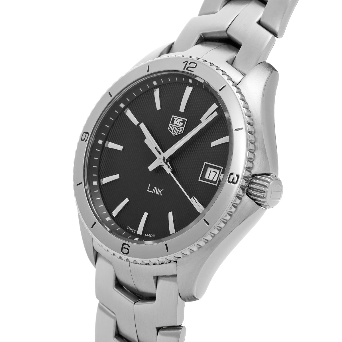 Link WAT1110.BA0950 Black TAG HEUER Men's [Pre-owned].