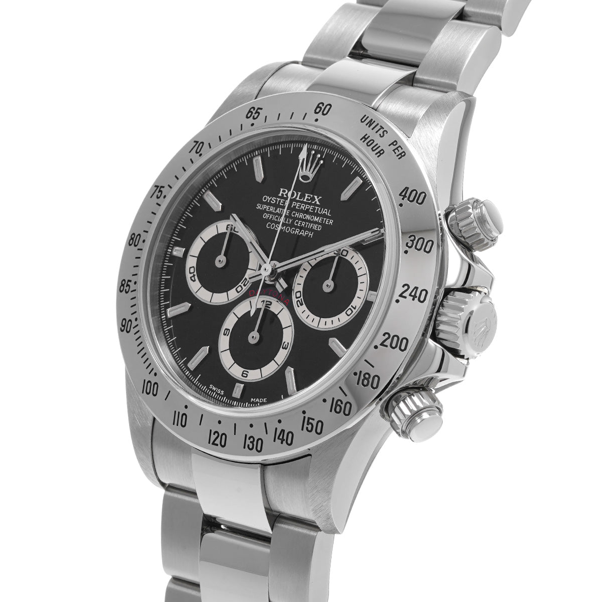 Cosmograph Daytona 16520 A (manufactured circa 1999) Black ROLEX Men's [Pre-Owned].