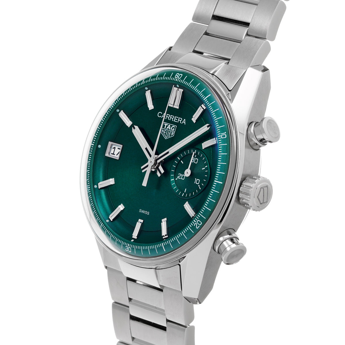 CARRERA Chronograph CBS2211.FC6545 Green TAG HEUER Men's [Pre-Owned].