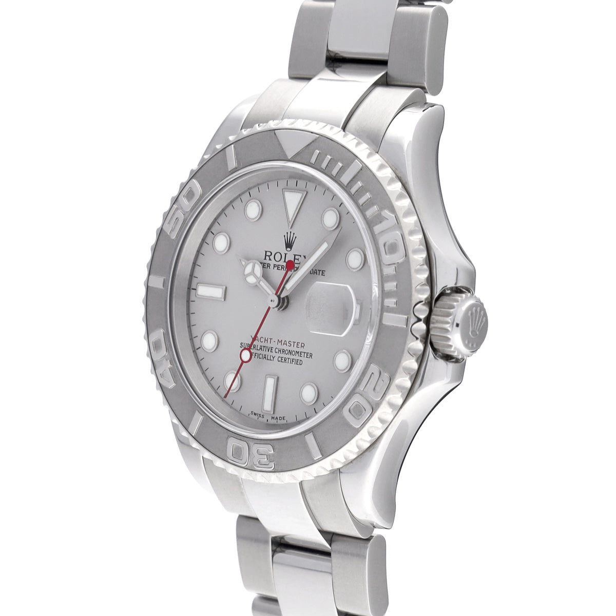 Yacht-Master Rhodium 16622 D (manufactured circa 2005) Gray ROLEX Men's [Pre-Owned].