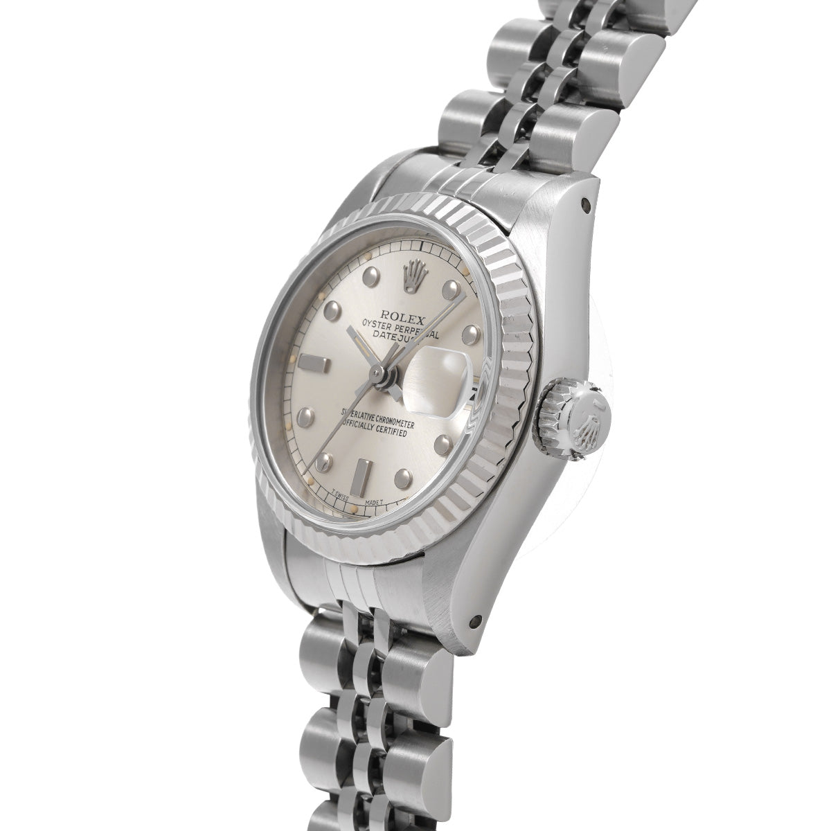 DATE JUST 69174 87th (manufactured circa 1985) Silver ROLEX Ladies [Pre-Owned].