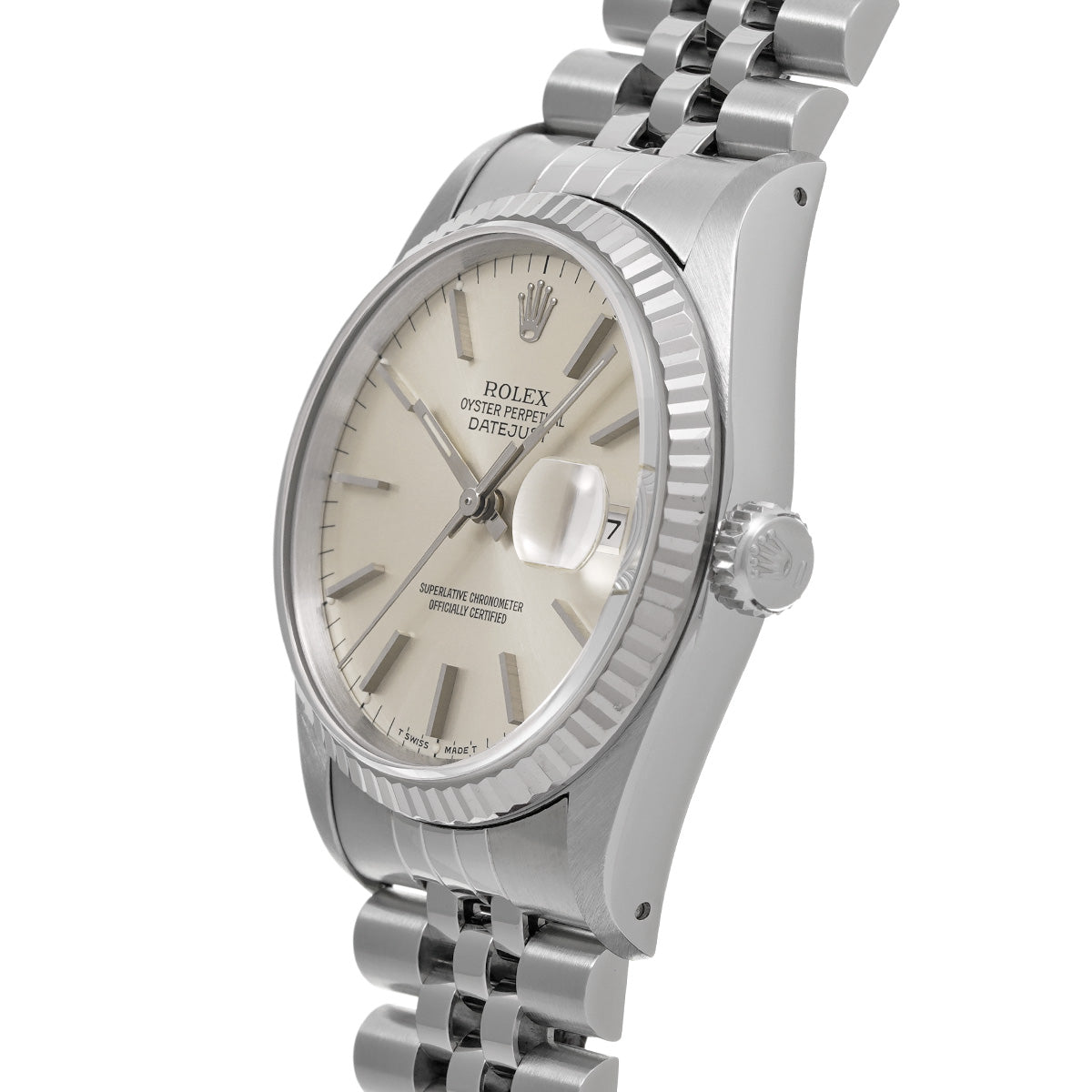 DATE JUST 16234 X (manufactured circa 1991) Silver ROLEX Men's [Pre-Owned].