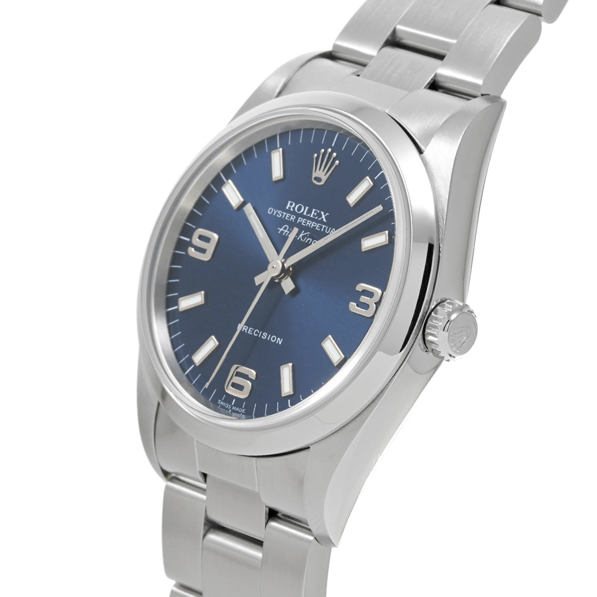 Air-King 14000 A (manufactured circa 1999) Blue ROLEX Men's [Pre-Owned].