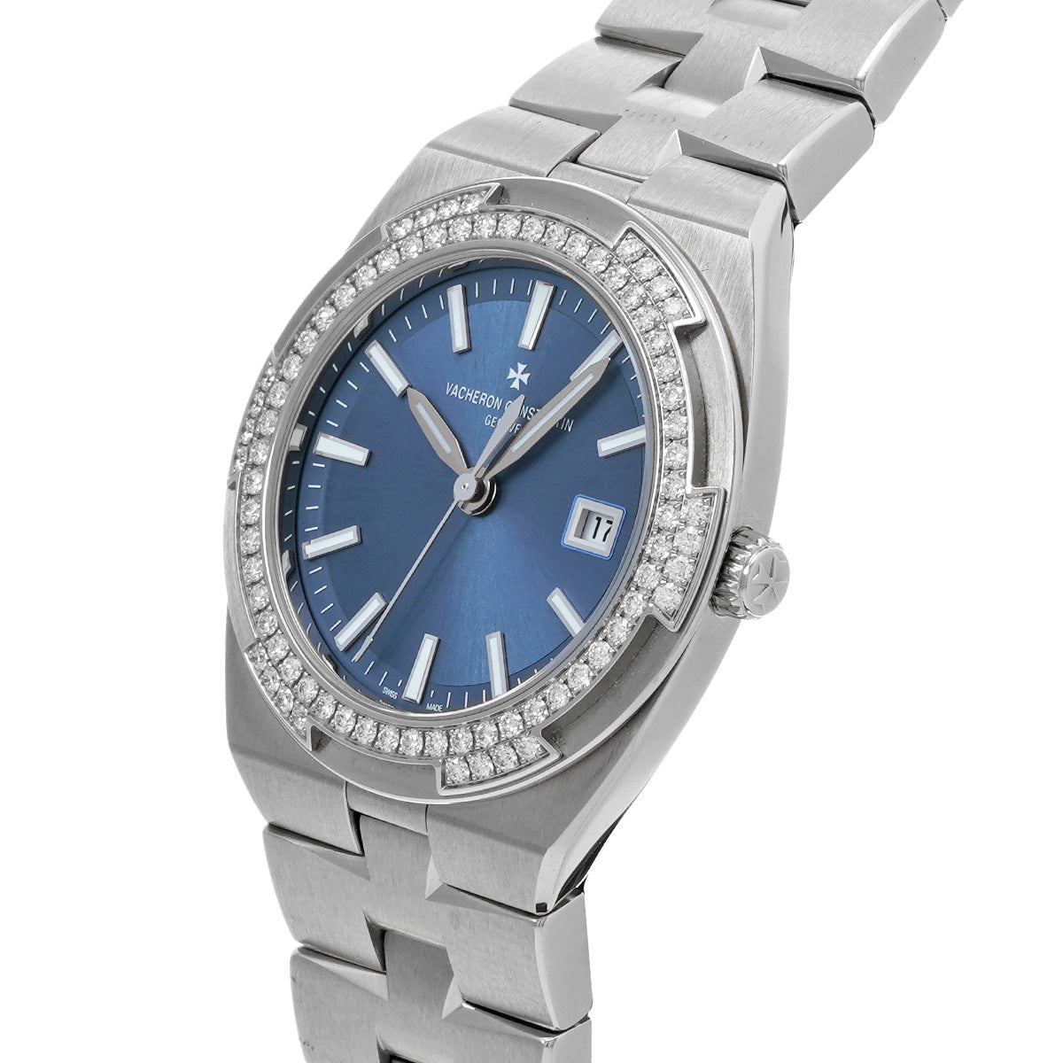 Overseas Quartz 1205V/100A-B590 Denim Blue VACHERON CONSTANTIN Ladies [Pre-owned]