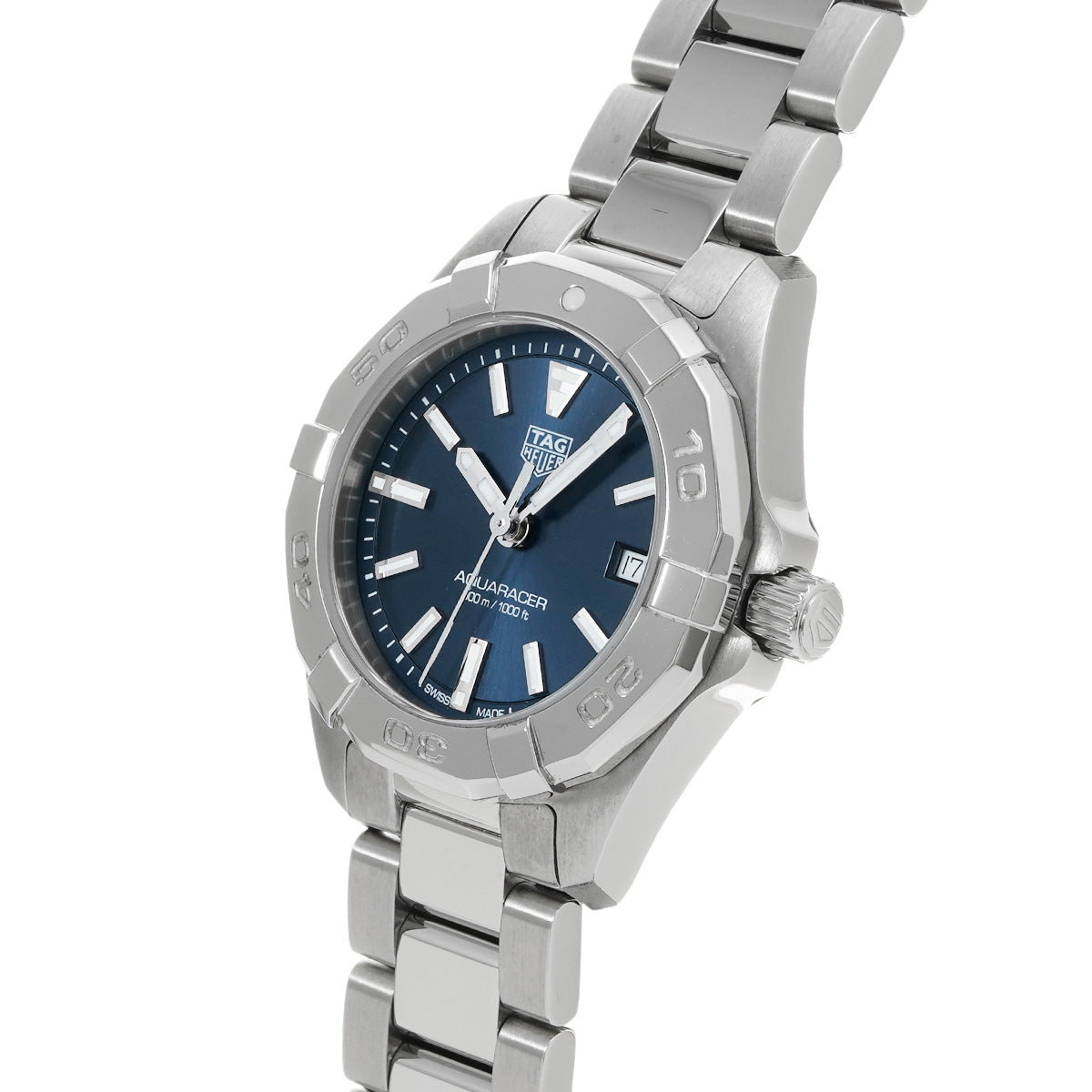Aquaracer Quartz WBD1412.BA0741 Blue TAG HEUER Ladies [Pre-Owned]