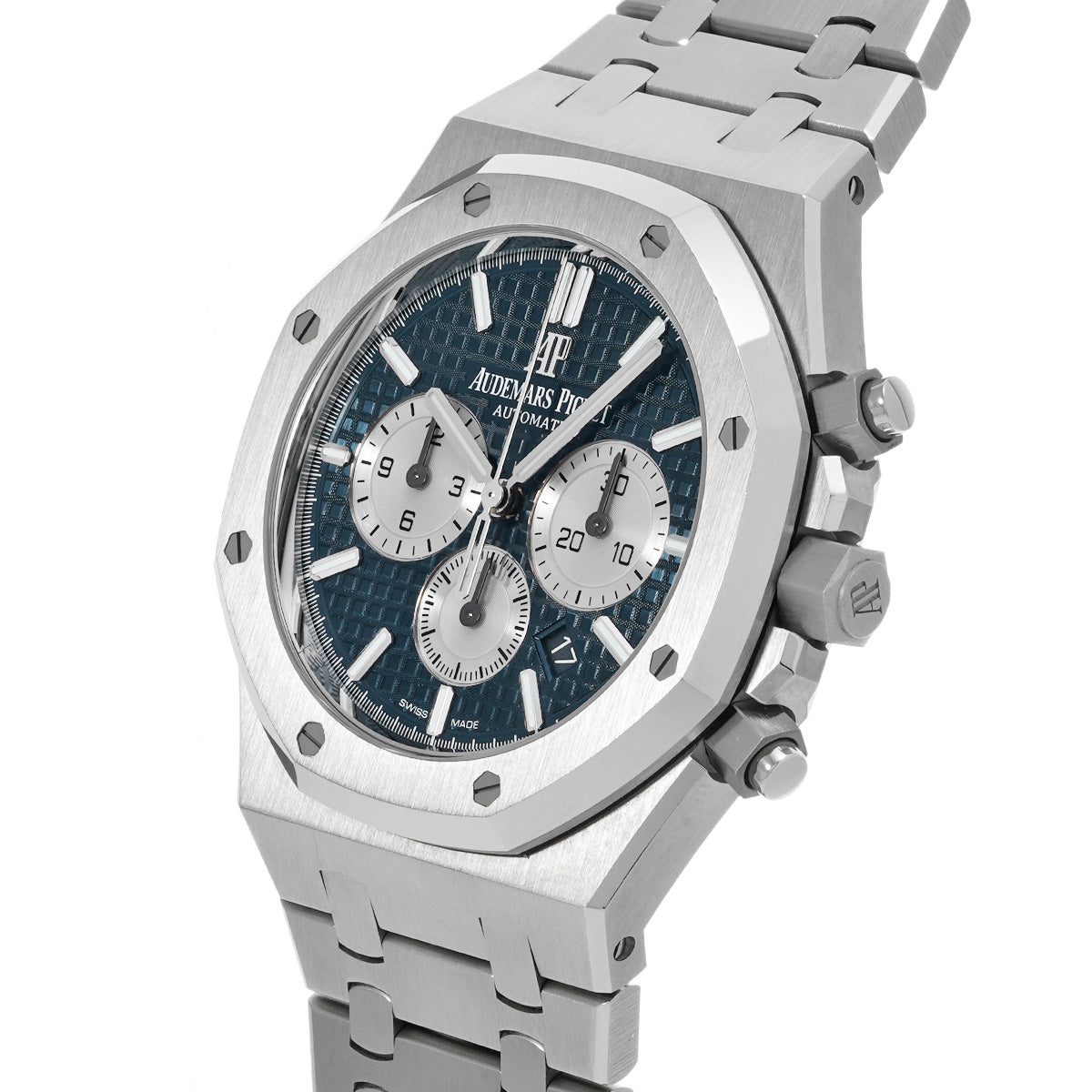 Royal Oak Chronograph 26331ST.OO.1220ST.01 Blue/Rhodium AUDEMARS PIGUET Men's [Pre-Owned]