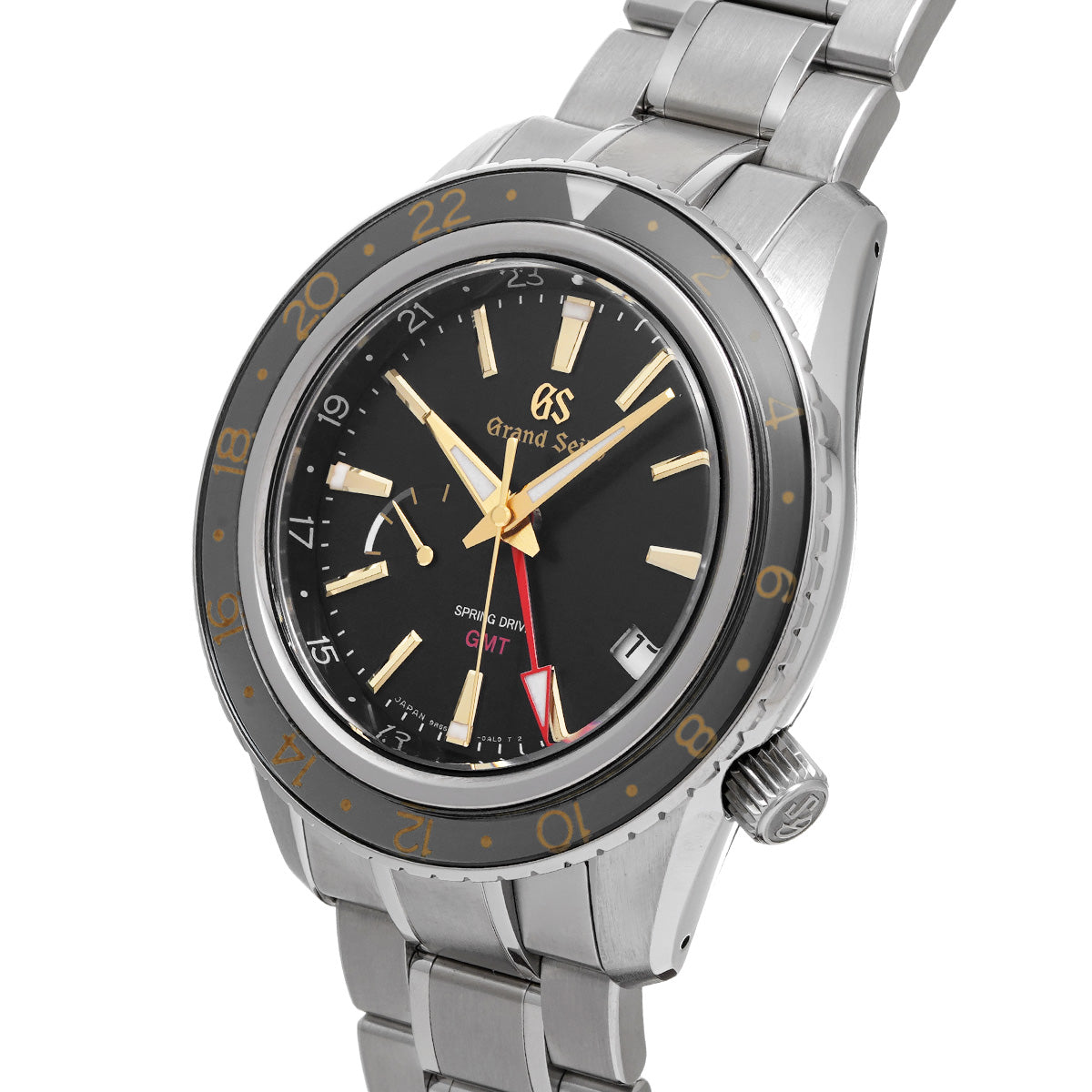 Sport Collection Spring Drive GMT SBGE215 Black Grand Seiko Men's [Pre-Owned].