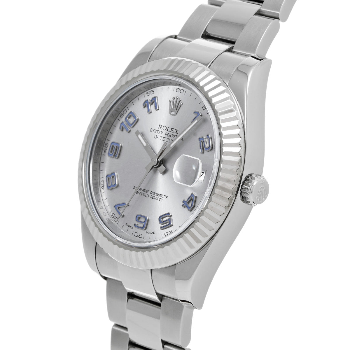 Datejust II 116334 V (manufactured circa 2009) Silver ROLEX Men's [Pre-Owned].