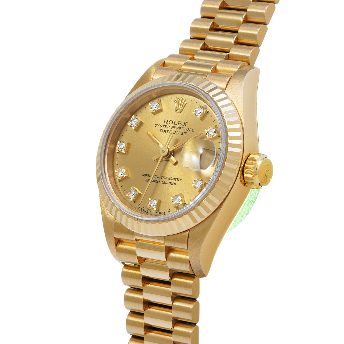 DATE JUST 69178G S (made around 1994) Champagne/Diamond ROLEX Ladies [Pre-Owned].