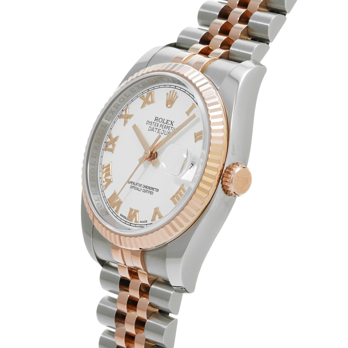 Datejust 36 116231 Random Serial White ROLEX Men's [Pre-Owned].