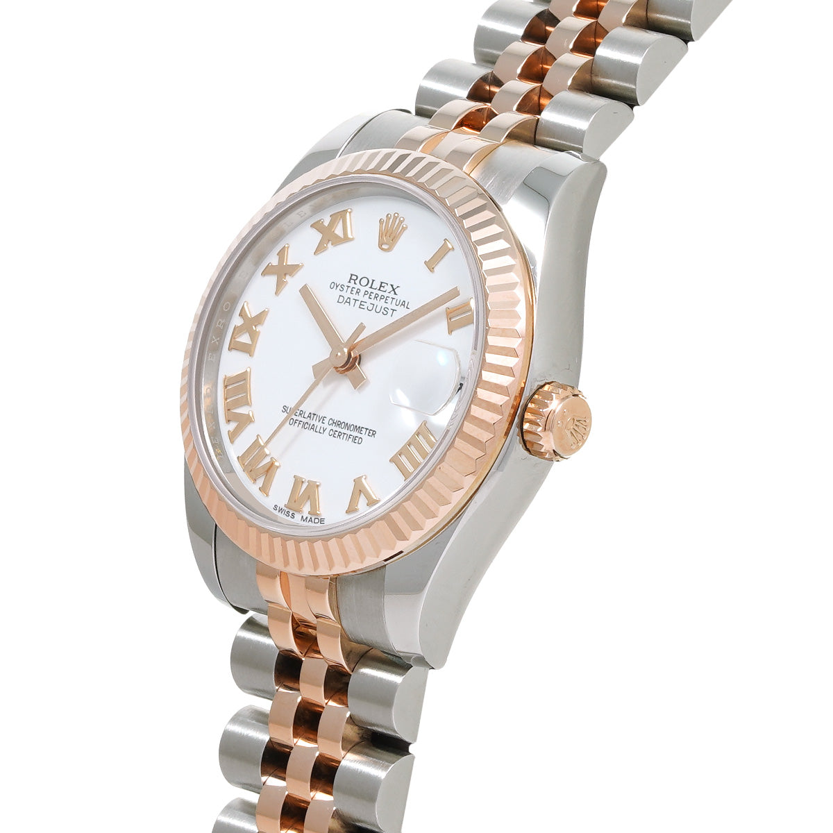 DATE JUST 31 178271 Random Serial White ROLEX Unisex [Pre-owned].