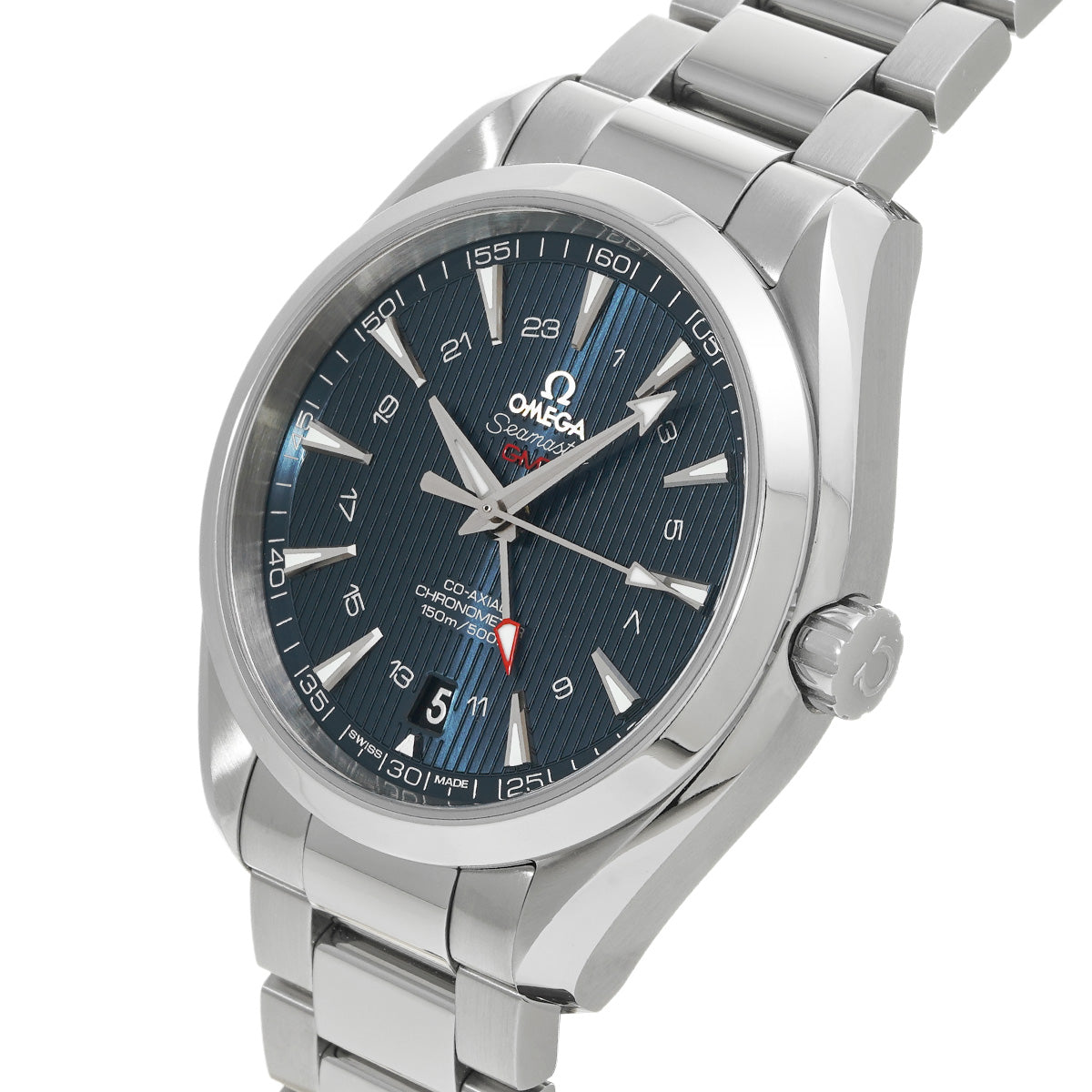 Seamaster Aqua Terra Co-Axial GMT 231.10.43.22.03.001 Blue OMEGA Men's [Pre-Owned].
