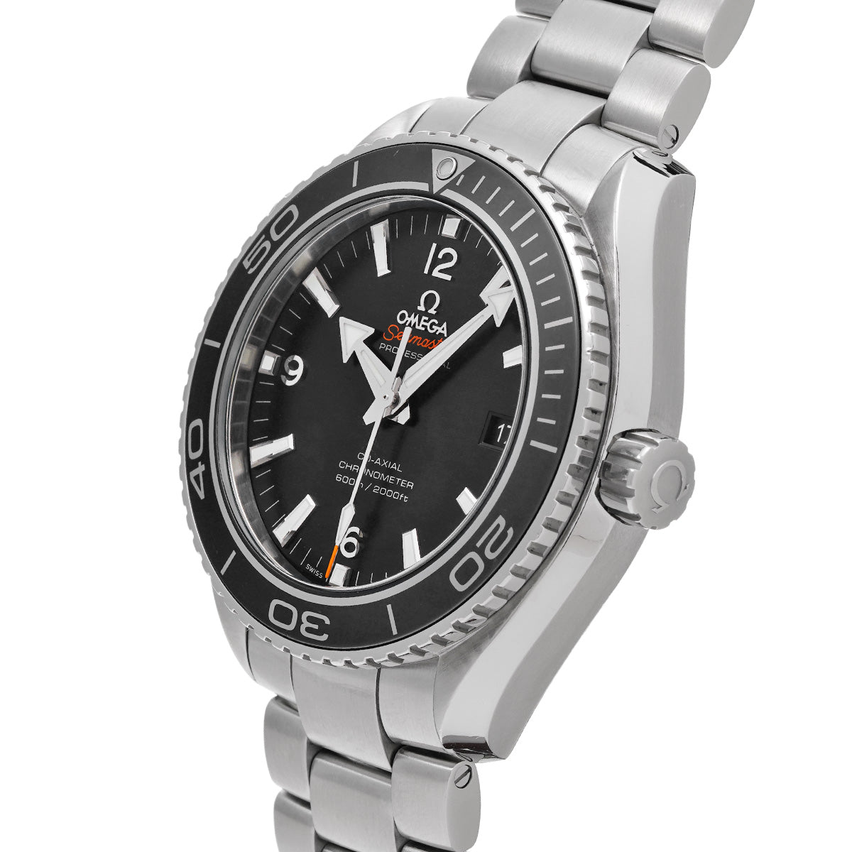 Seamaster Planet Ocean 600 Co-Axial 232.30.46.21.01.001 Black OMEGA Men's [Pre-Owned].