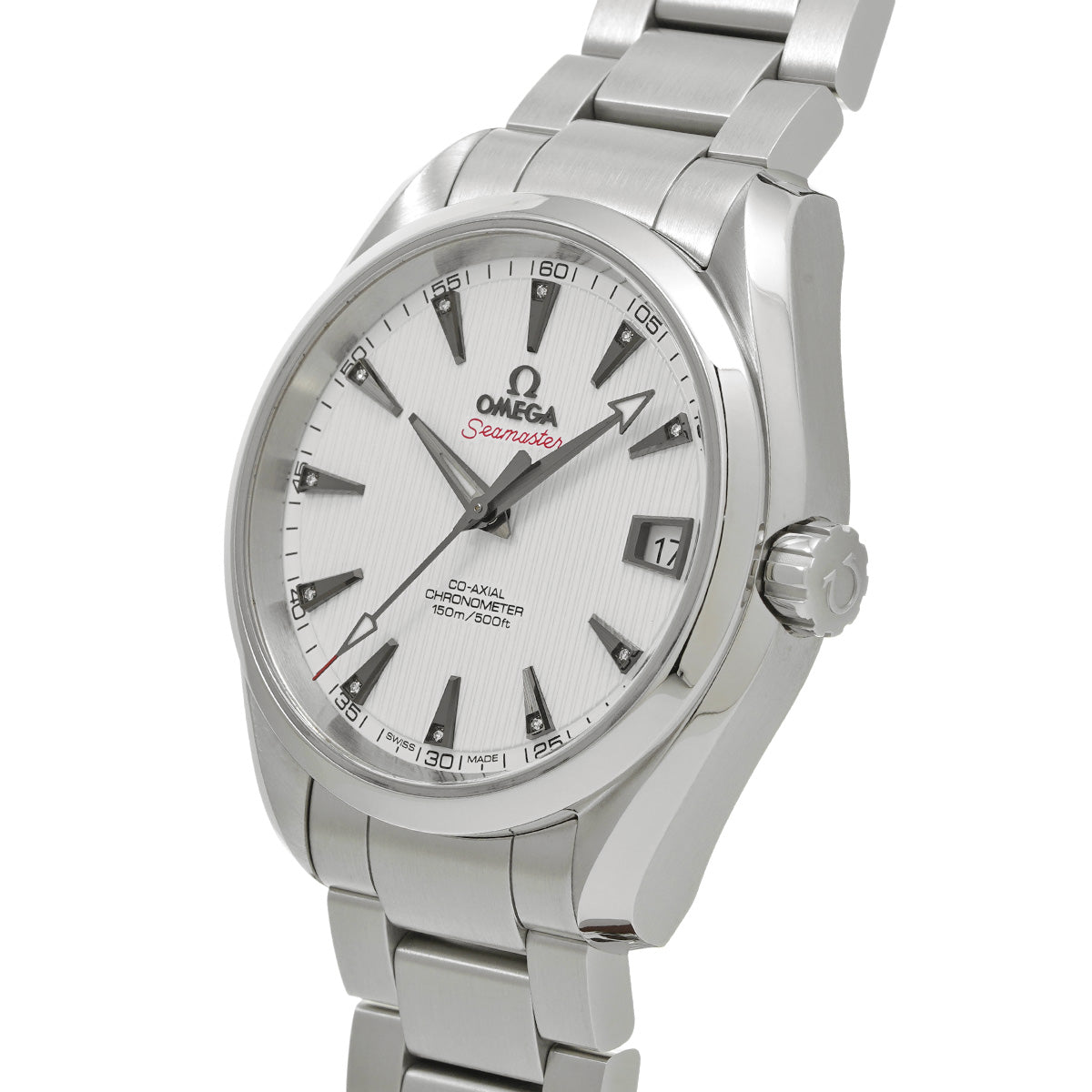Seamaster Aqua Terra Co-Axial 231.10.39.21.54.001 White/Diamond OMEGA Men's [Pre-Owned].